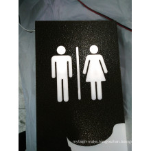 LED Facelit Toilet Washroom Acrylic Facility Signs